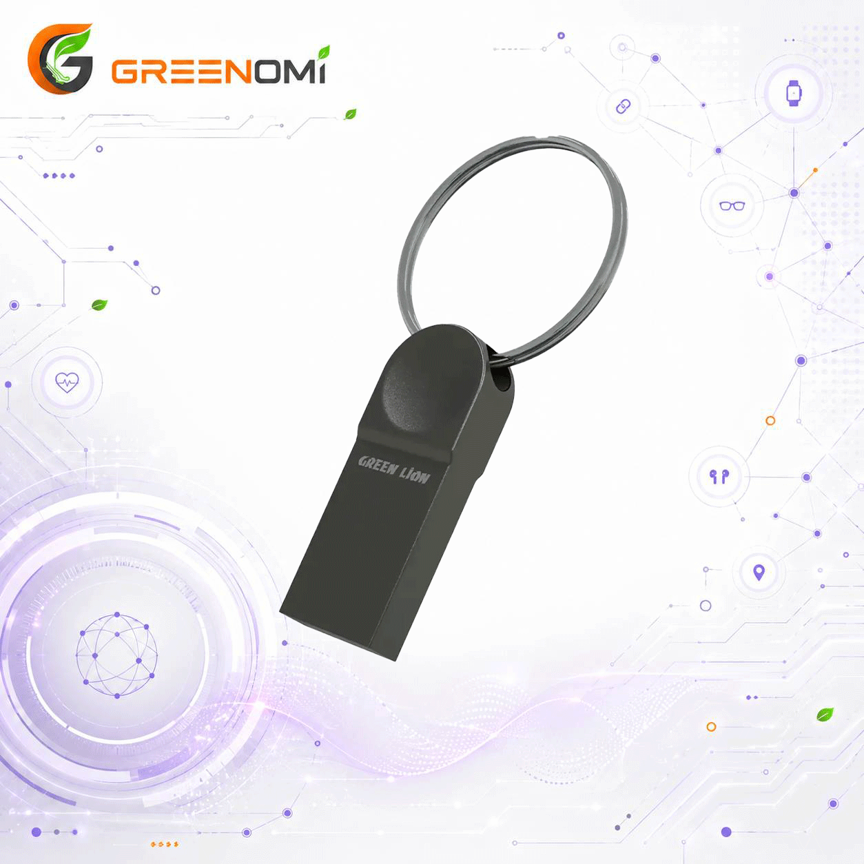 فلش مموری 128 گیگابایت گرین لاین Green Lion Clix Flash Drive 128GB