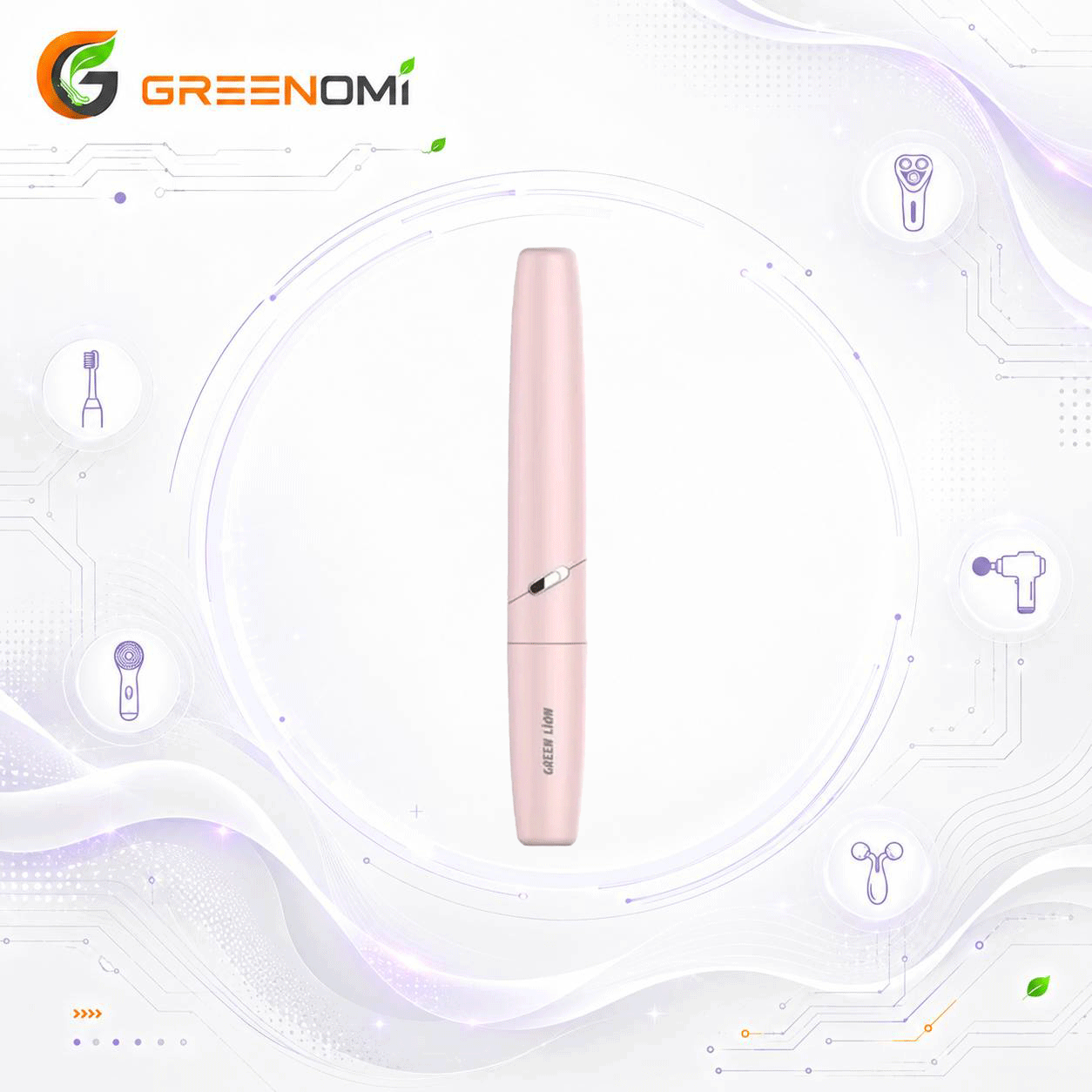ماشین اصلاح ابرو گرین لاین مدل Green lion EYE BROW HAIR TRIMMER