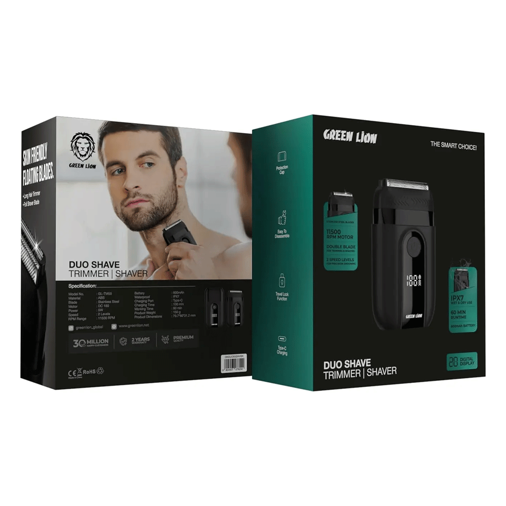 ماشین اصلاح گرین لاین مدل Green lion DUO SHAVE