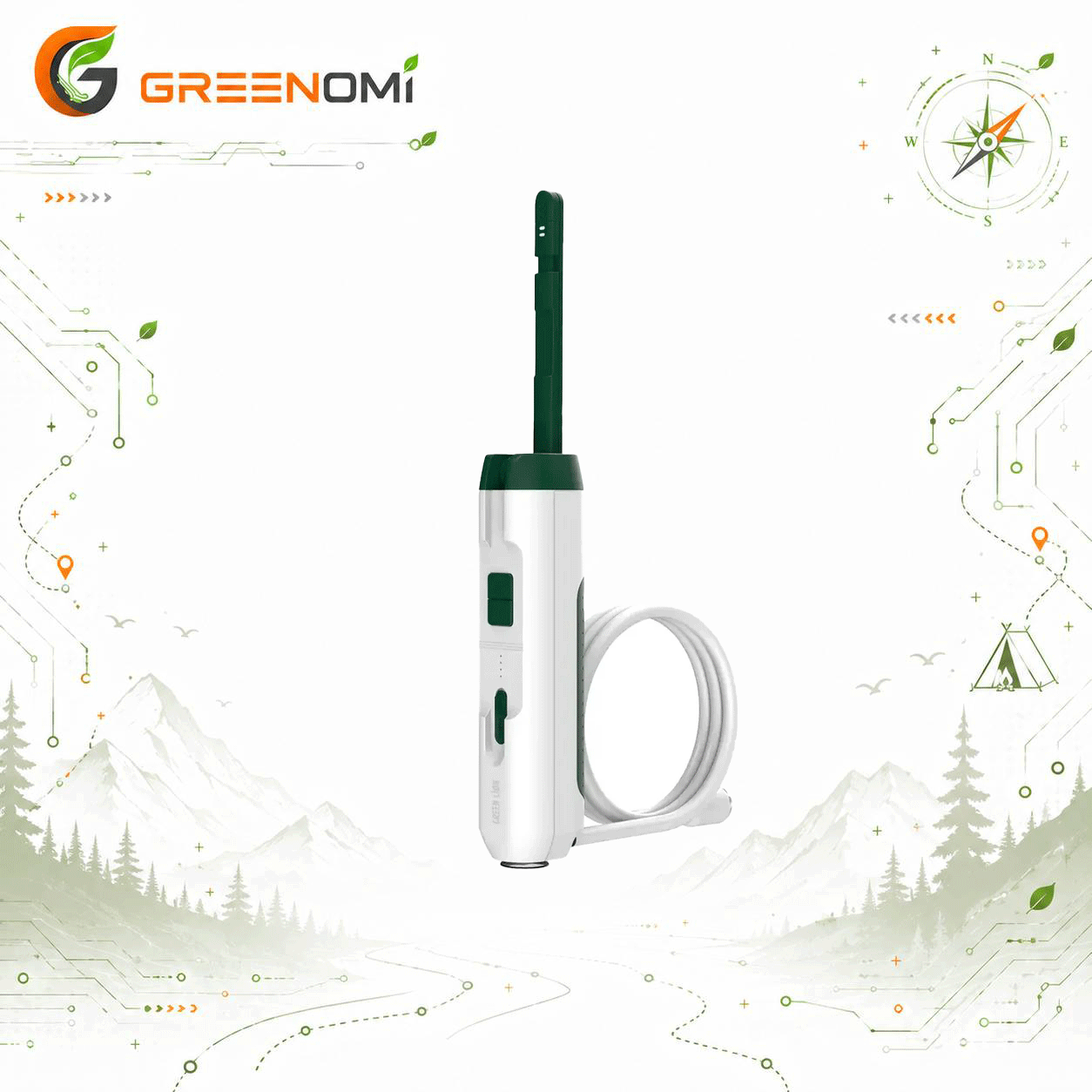 بیده پمپ دار کمپی گرین لاین مدل Green lion OUTLANDER