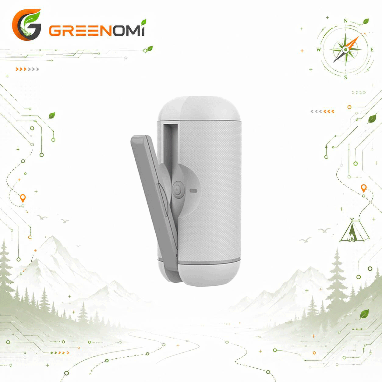 بیده پمپ دار کمپی گرین لاین مدل Green lion ELECTRIC POCKET bidet