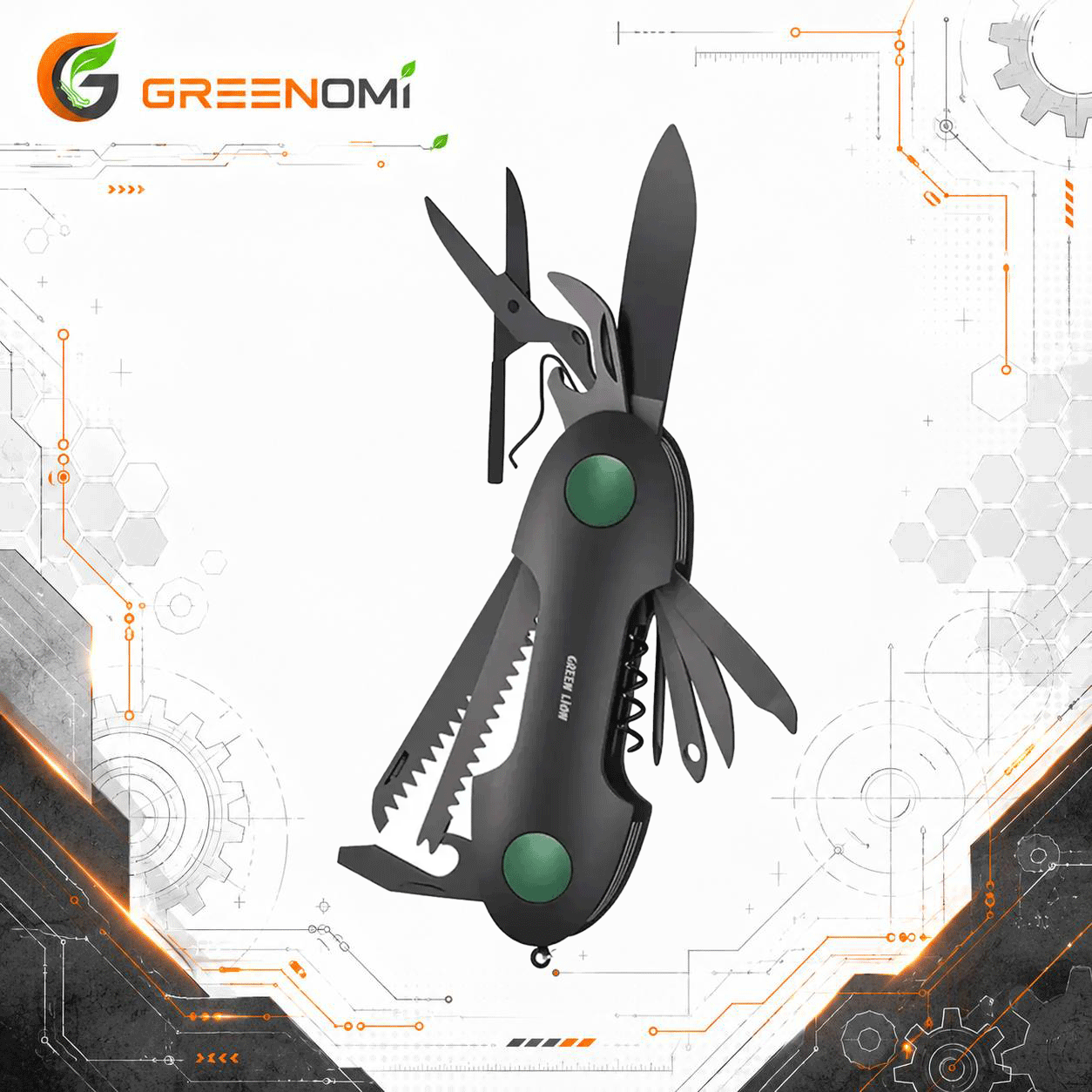 ابزار چند کاره گرین لاین Green Lion 14 IN 1 TOOLS