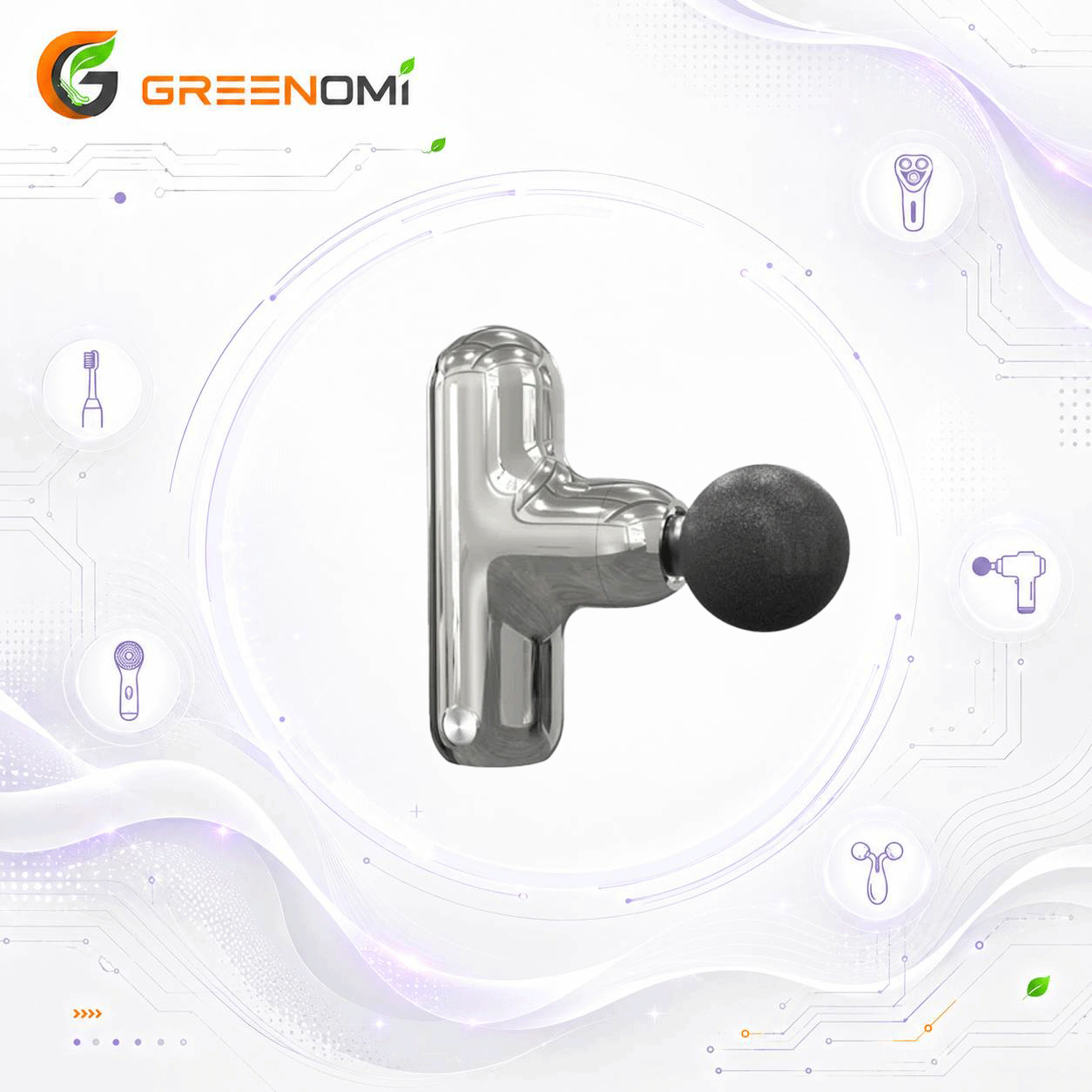 ماساژور برقی گرین لاین مدل Green lion PRO MASSAGE GUN