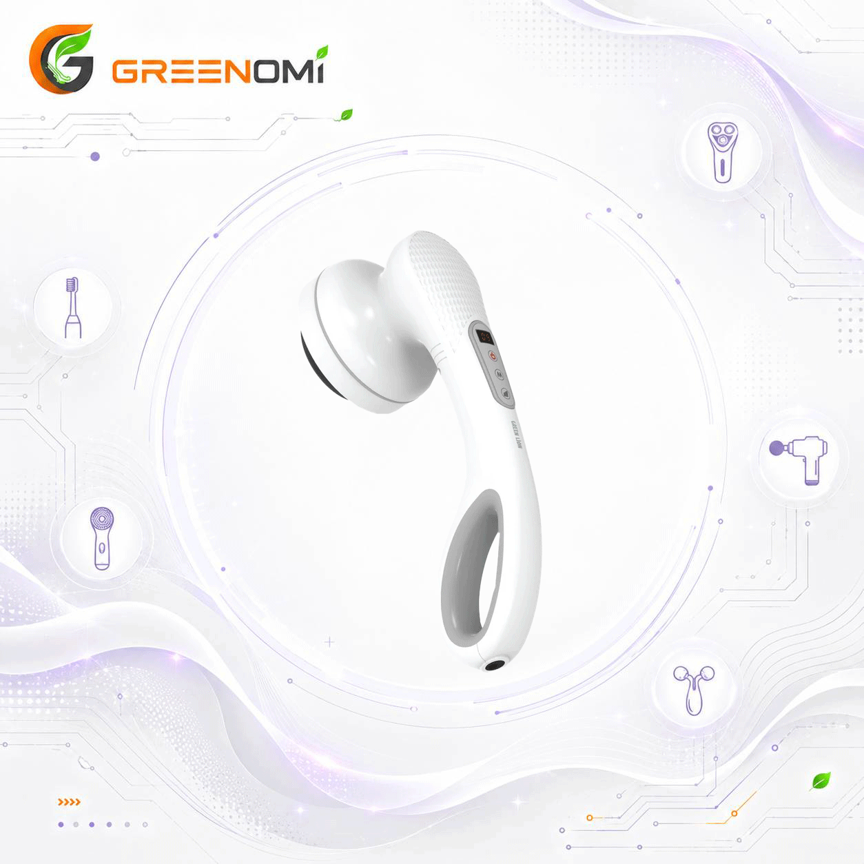ماساژور برقی گرین لاین مدل Green lion RELAX GLID BODY MASSAGER
