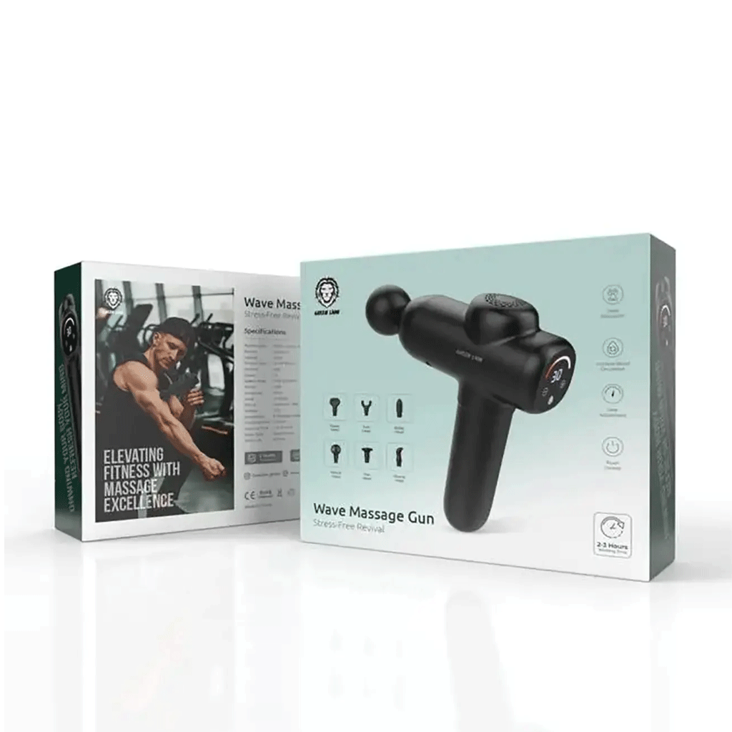 ماساژور برقی گرین لاین مدل Green lion WAVE MASSAGE GUN