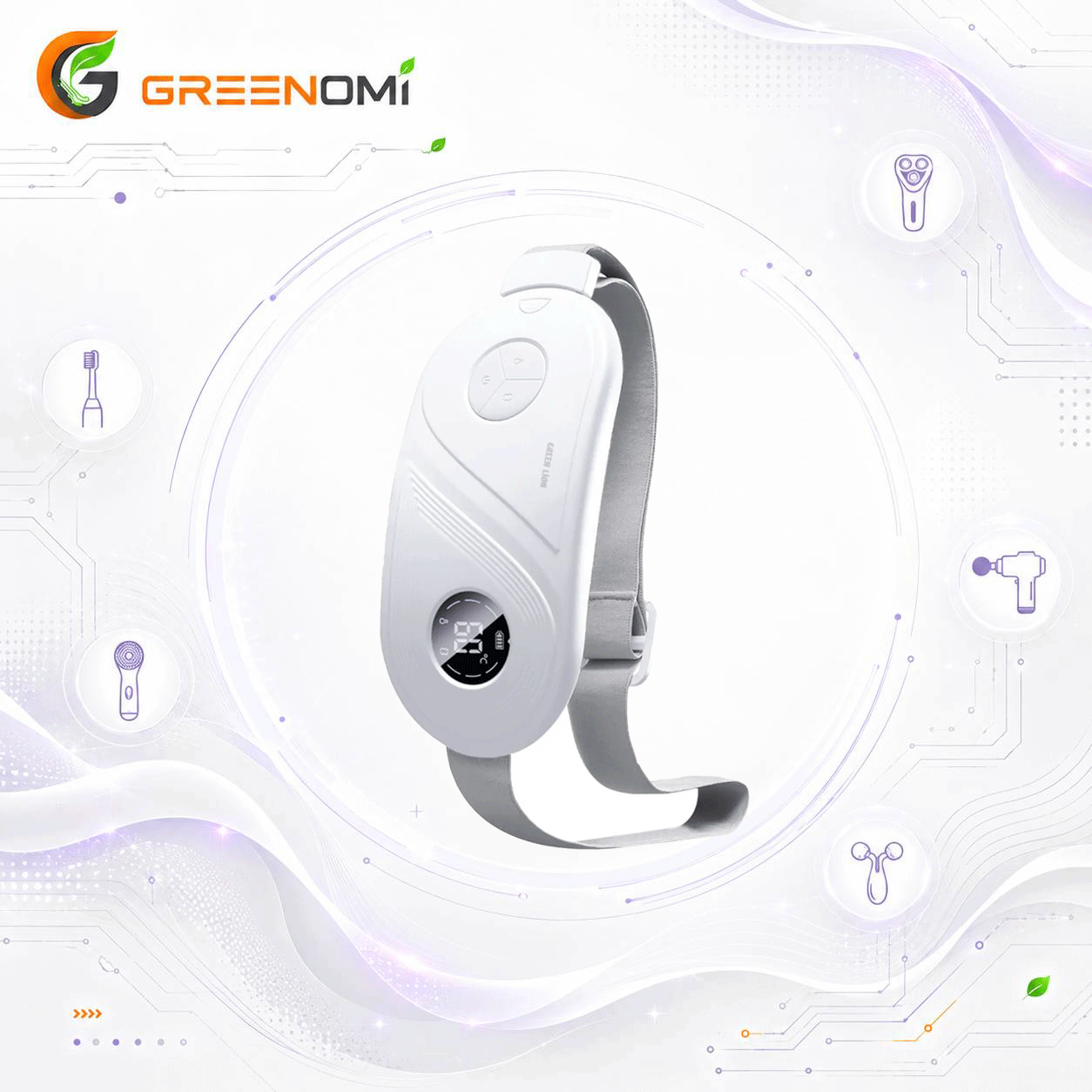 ماساژور قاعدگی برقی گرین لاین مدل Green lion Menstrual Heating Massager