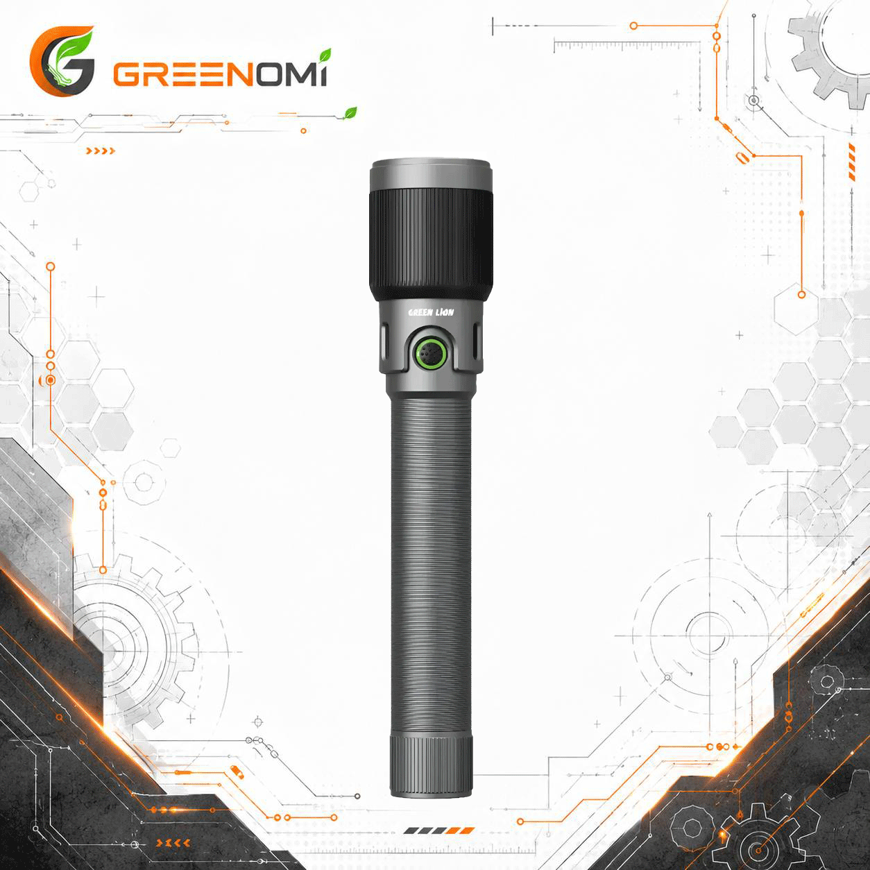 چراغ قوه شارژی  گرین لاین Green lion RANGER PRO
