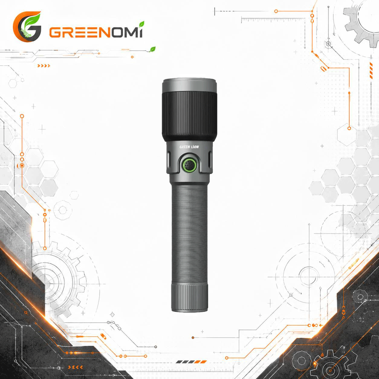 چراغ قوه شارژی گرین لاین Green lion RANGER