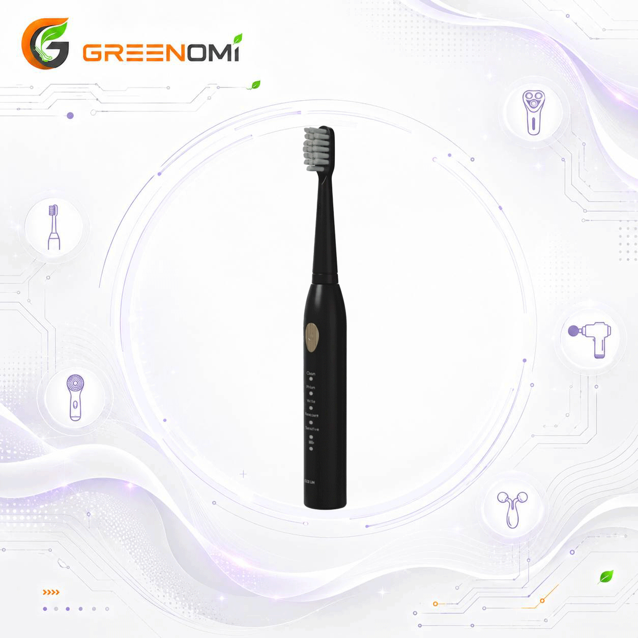 مسواک برقی گرین لاین مدل Green lion SONIC PLUS