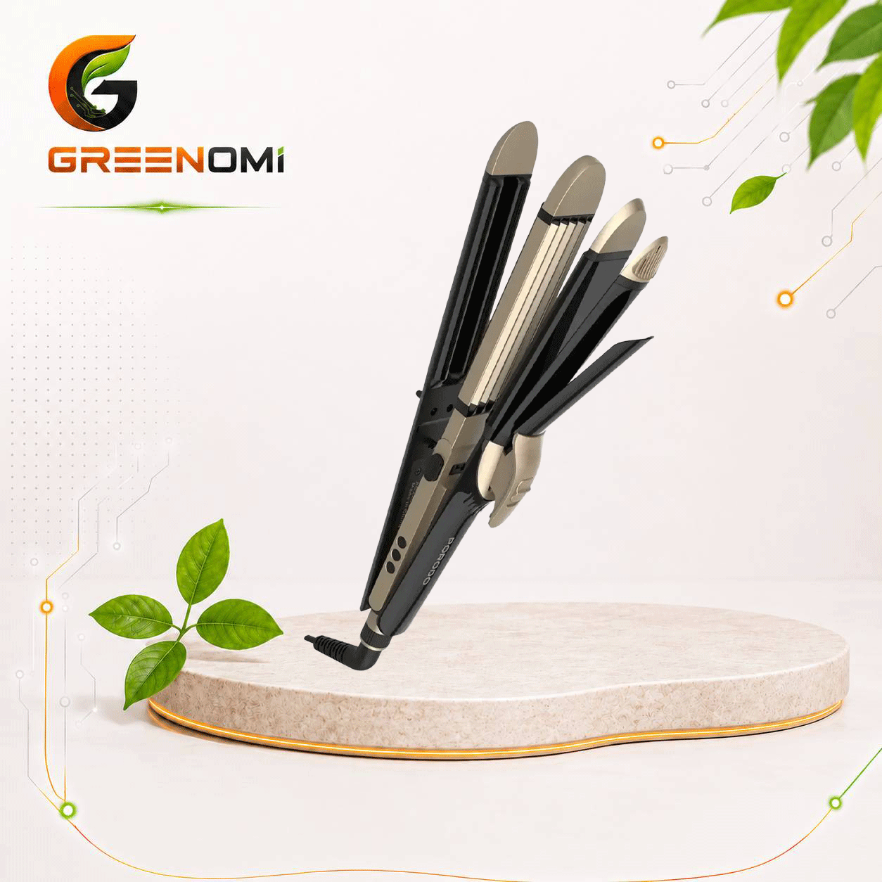 اتومو پرودو Porodo  4in1 Ceramic Hair Styling IRON