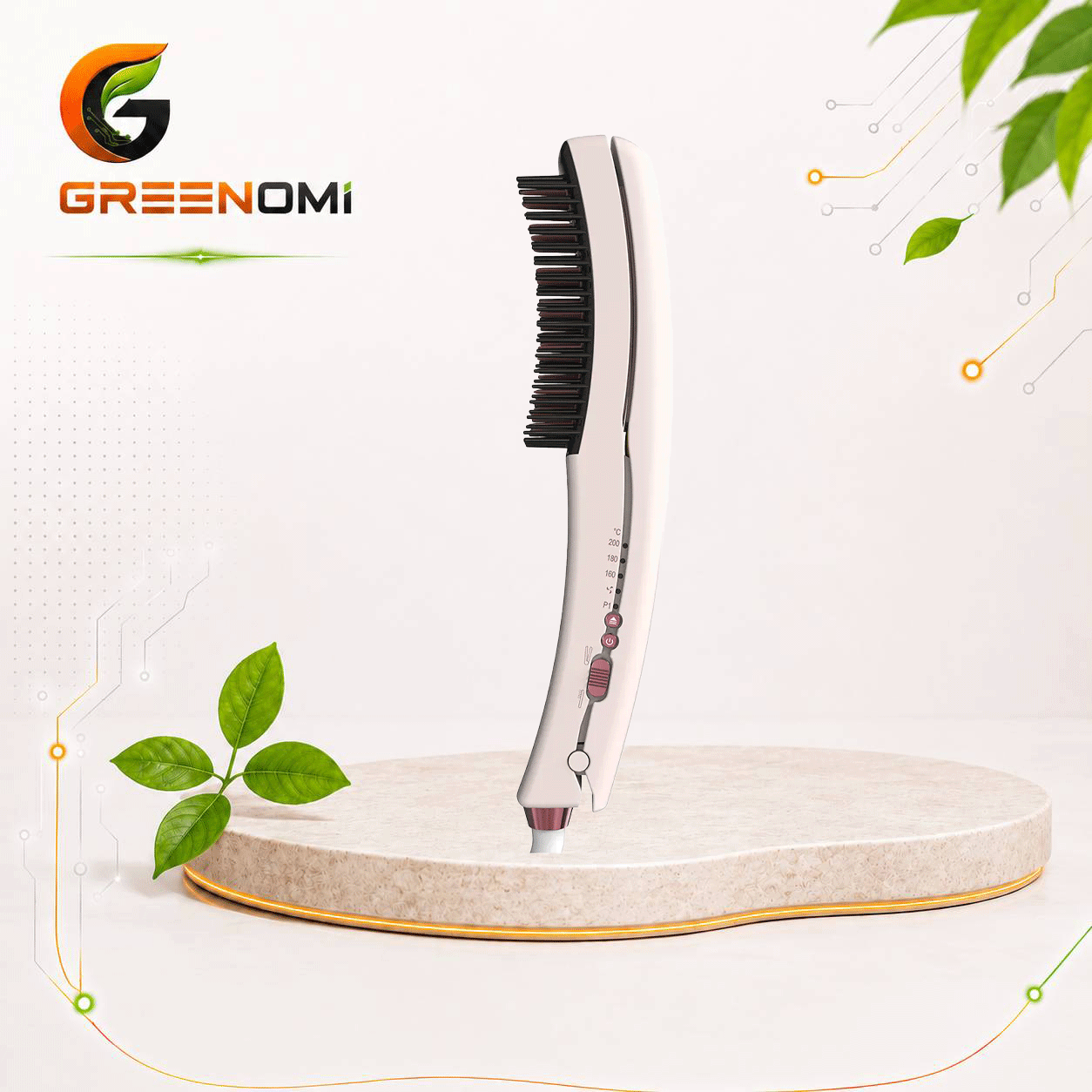 برس حرارتی و اتو مو پرودو Porodo DUAL Mode Hair Straightening Brush