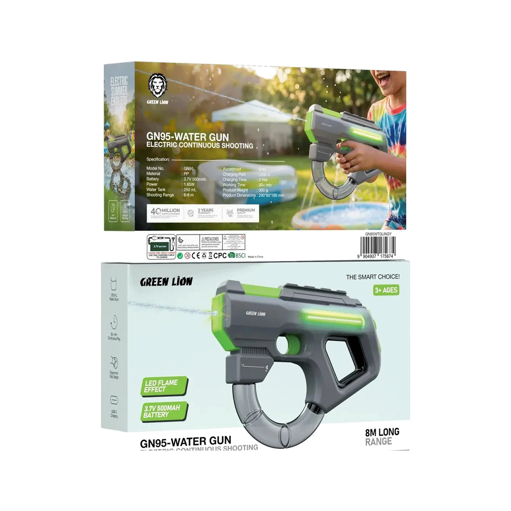 تفنگ آبپاش گرین لاین مدل Green lion GN95 WATER GUN