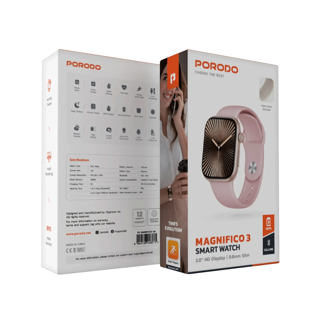 ساعت هوشمند پرودو Porodo Magnifico 3