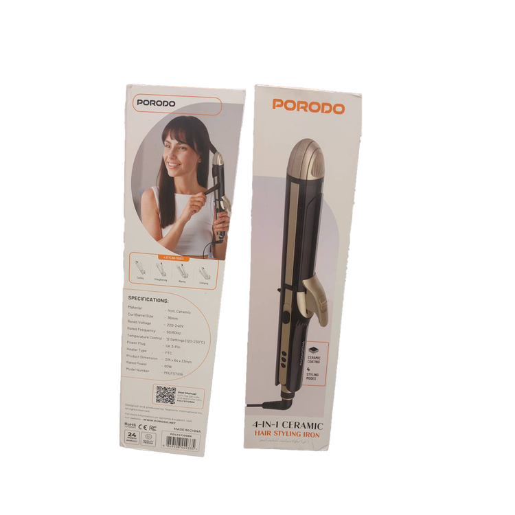 اتومو پرودو Porodo 4in1 Ceramic Hair Styling IRON