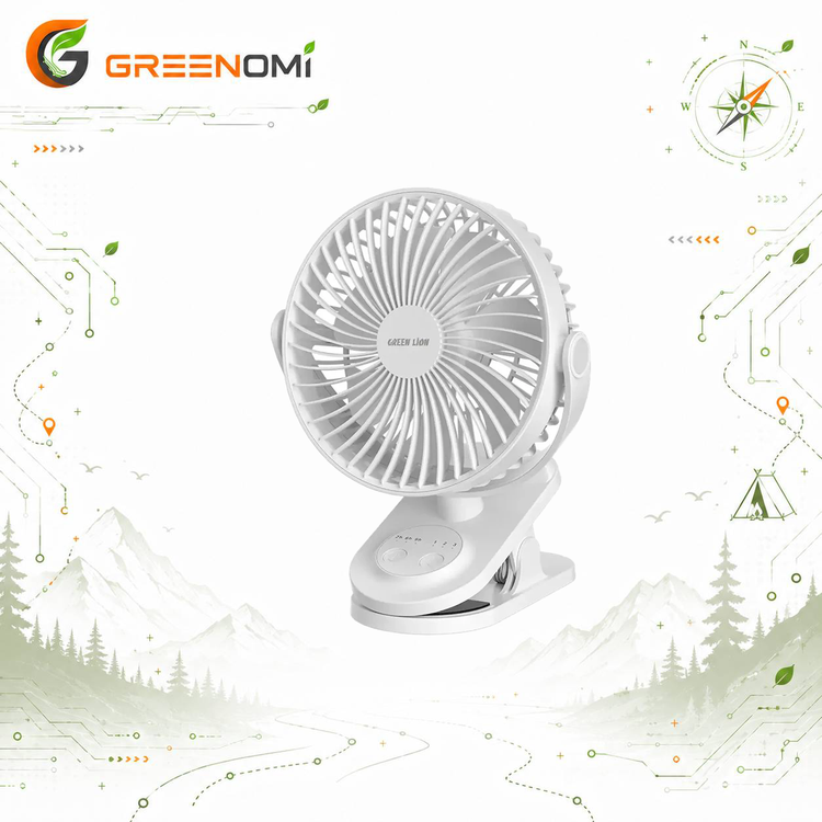 پنکه شارژی رومیزی گرین لاین Green Lion PORTABLE