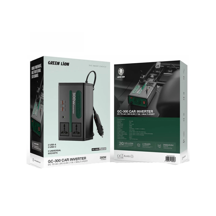 اینورتر گرین لاین GREEN INVERTER GC-300 GNGC300PINBK